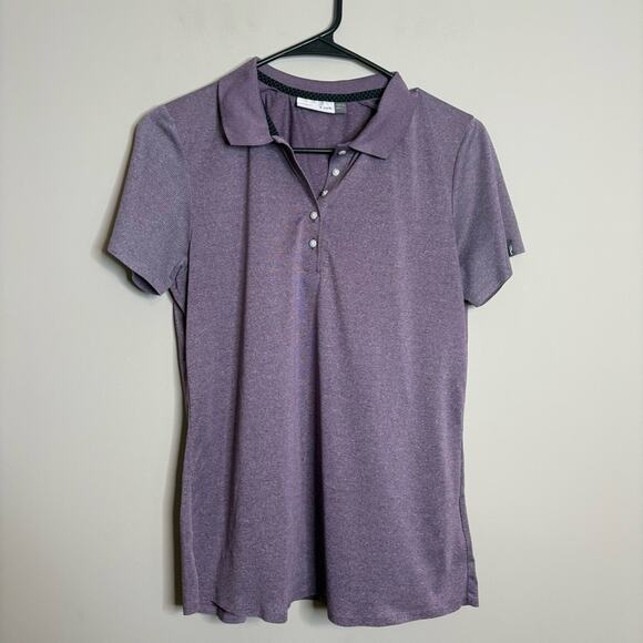Kjus Womens Eve Golf Polo Short Sleeve Button Shirt Purple Size 40 Large US 10 - Picture 1 of 8
